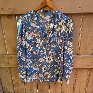 Jones New York Lightweight Floral pullover top Sz XL - EUC
